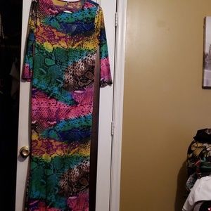 Maxi Body Con Long Dress